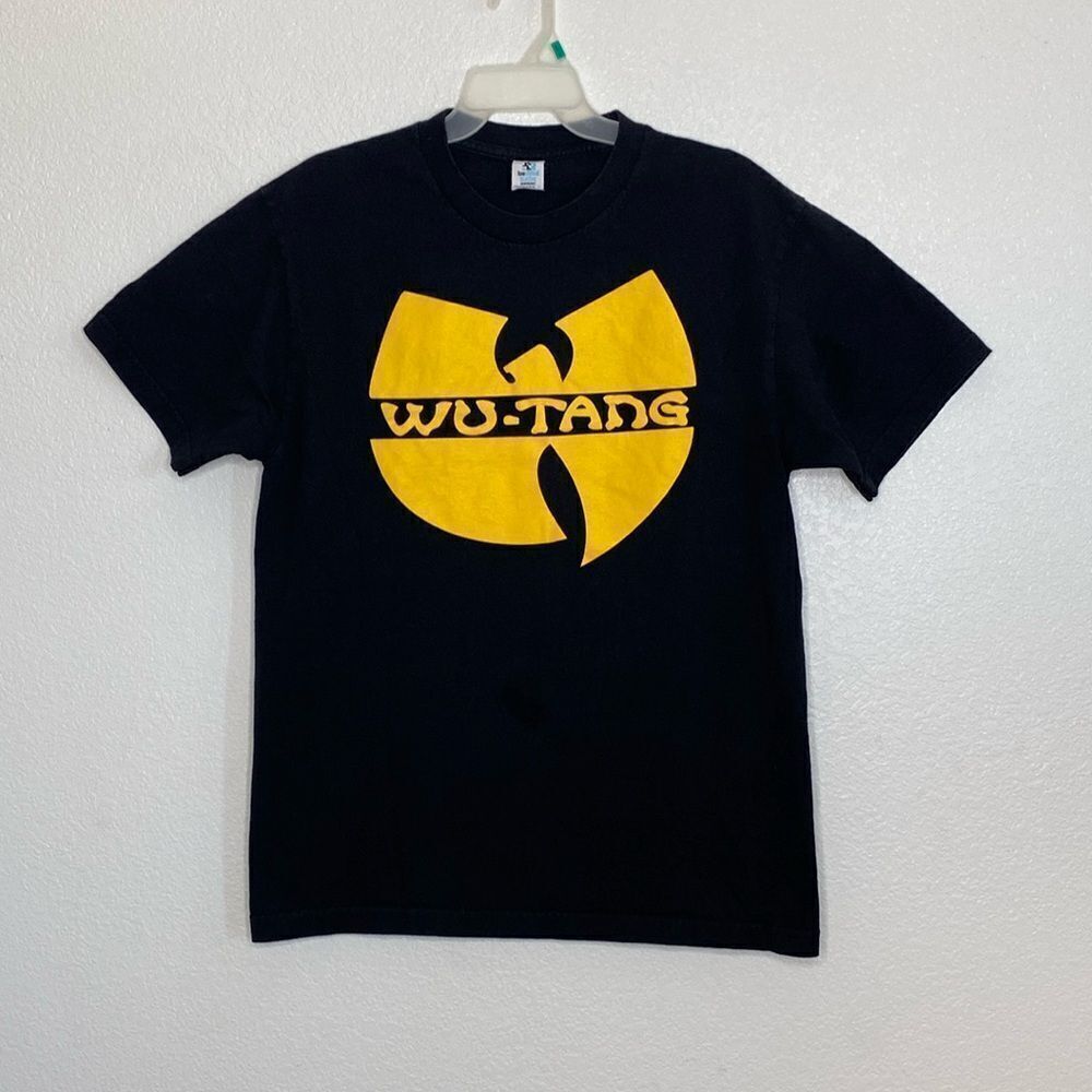 TS TeeStyled Classic Heavyweight 100% Cotton Black T Shirt with Wu Tang print L